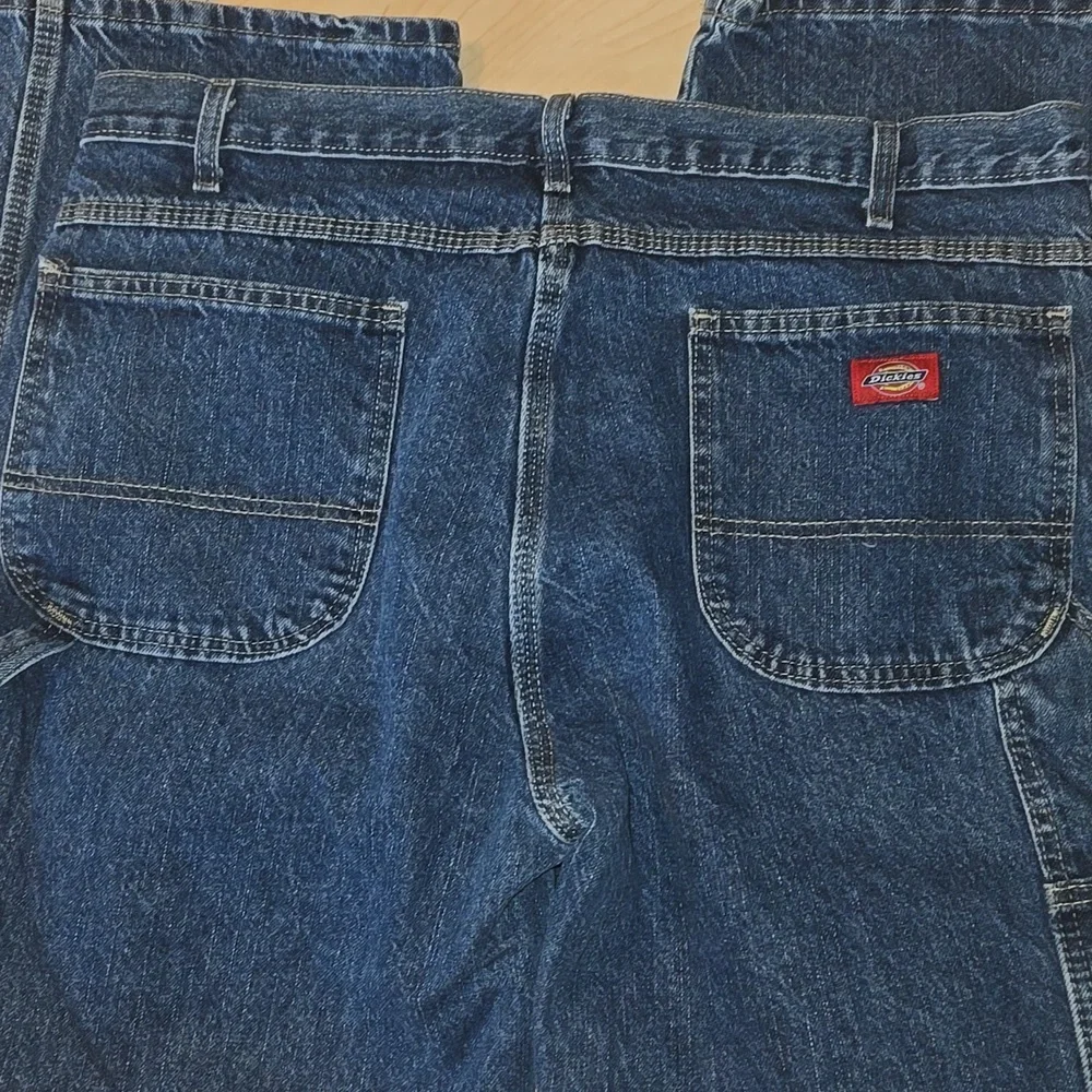 Dickies Blue Carpenter Work Jeans Mens 38x34 Outdoor Jeans - Picture 3 of 10